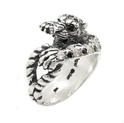 PANTHER w/ LEOPARD PATTERN PAVE CZs