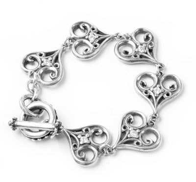 【本国オーダー・受注生産】ALLEGRA HEARTS W CZ