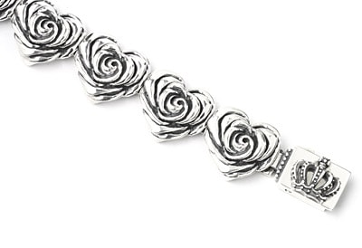 【本国オーダー・受注生産】Heart Rose Links with Crown Box