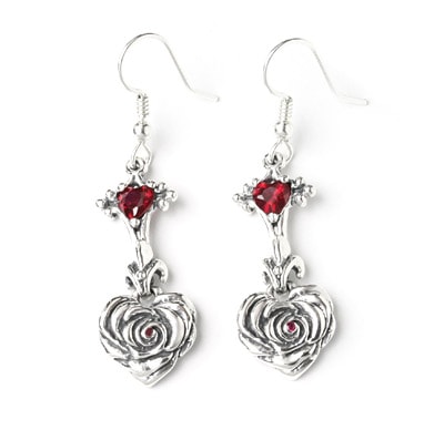 【本国オーダー・受注生産】Small Heart Rose FDL Drop（1個単位)