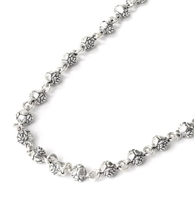 【本国オーダー・受注生産】TINY ROSEBEAD NECKLACE