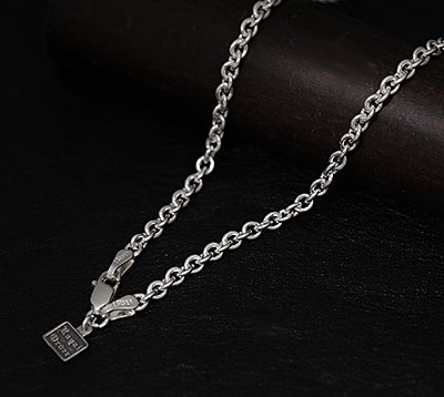 RoundOvalChain 0.8mm  [SILVER925]【レターパック・ゆうパケット発送商品】