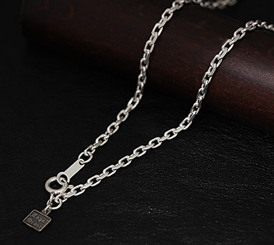 2FaceCutChain0.8mm [SILVER925]【レターパック・ゆうパケット発送商品】