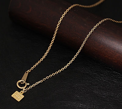【お見積もり商品】4FaceCutChain 0.4mm [18K YELLOWGOLD]