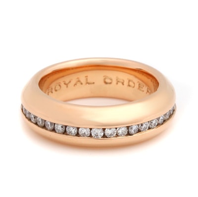 【本国オーダー・受注生産】PLAIN w/DIAMONDS 18K PINKGOLD【要お見積もり商品】