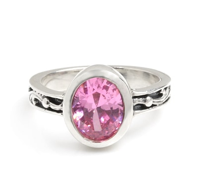 Ovate Crystal w/ Veronette Band