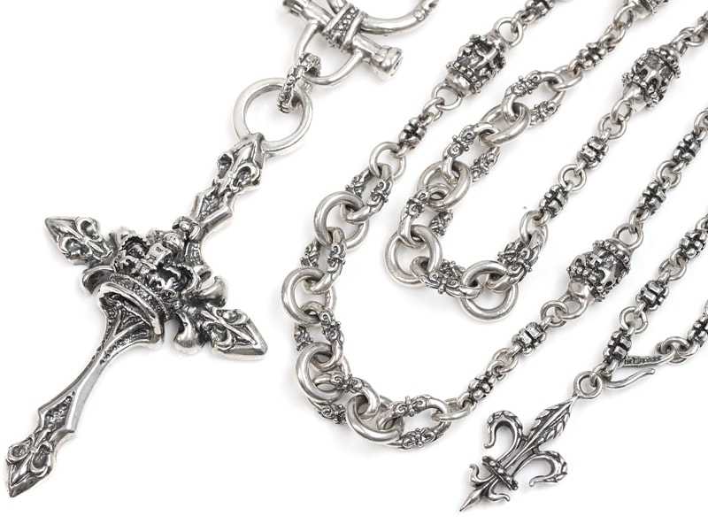 【本国オーダー・受注生産】Peezy Chain w C Chain & SP12 Crown Cross