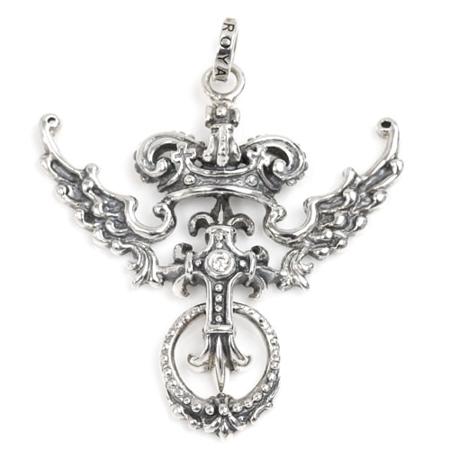 【本国オーダー・受注生産】CORONET WINGED CROSS W/CZ
