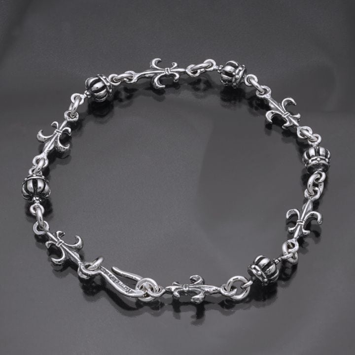 【本国オーダー・受注生産】Tiny FDL and Tiny Regal Crown Alternate Bracelet