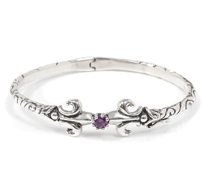 【本国オーダー・受注生産】Ribbon Cuff w/ FDLs & Crown CZ