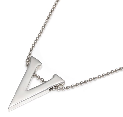 【本国オーダー・受注生産】V（チェーン付き）