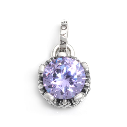 【custom PENDANT!!】TINY REGAL CROWN W/ CROSSE SET CZ