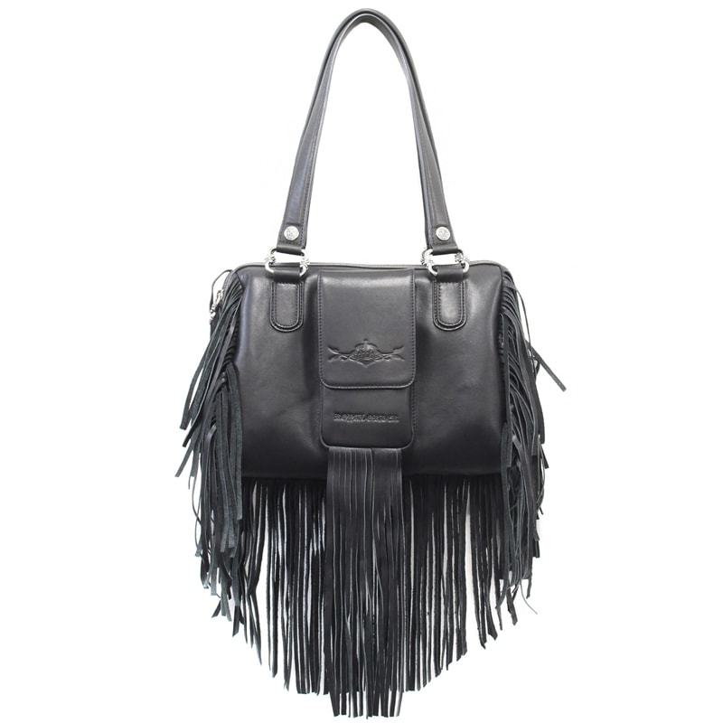 Logo w/ iPhone pocket w/ fringehandbag