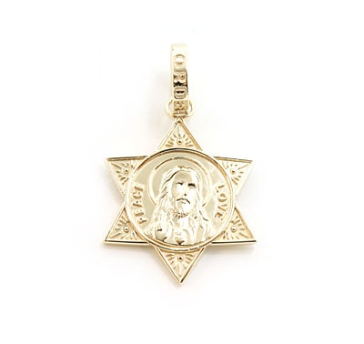 【本国オーダー・受注生産】LOVE & PEACE STAR 10KGOLD