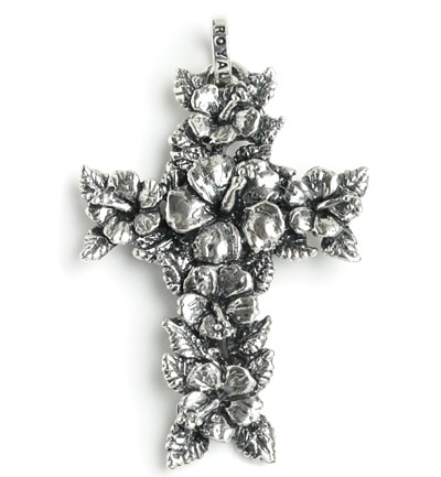 Chunky Hibiscus Cross