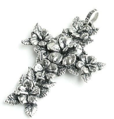 Chunky Hibiscus Cross