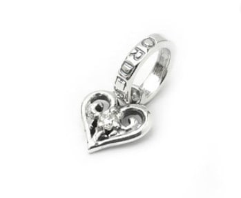 TINY ALLEGRA HEART w STONE(天然石)