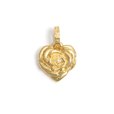 【お見積もり商品】【本国オーダー・受注生産】Small Heart Rose w/ Diamond 18K YELLOW
