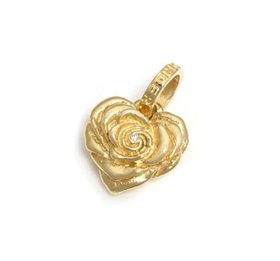 【お見積もり商品】【本国オーダー・受注生産】Small Heart Rose w/ Diamond 18K YELLOW