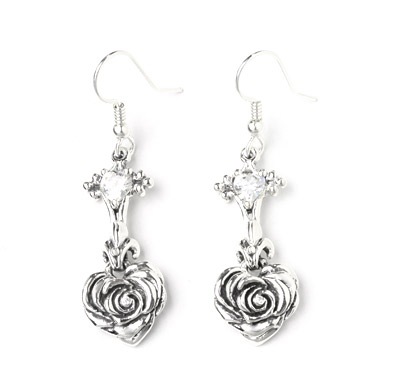 【本国オーダー・受注生産】Small Heart Rose FDL Drop（1個単位)
