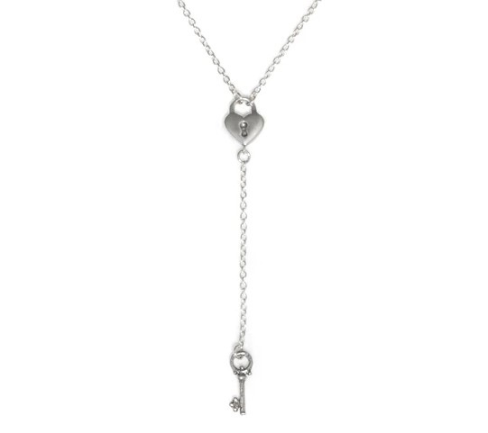 【本国オーダー・受注生産】HEART LOCK & KEY ROSARY