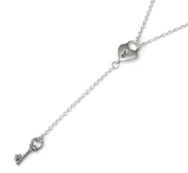 【本国オーダー・受注生産】HEART LOCK & KEY ROSARY