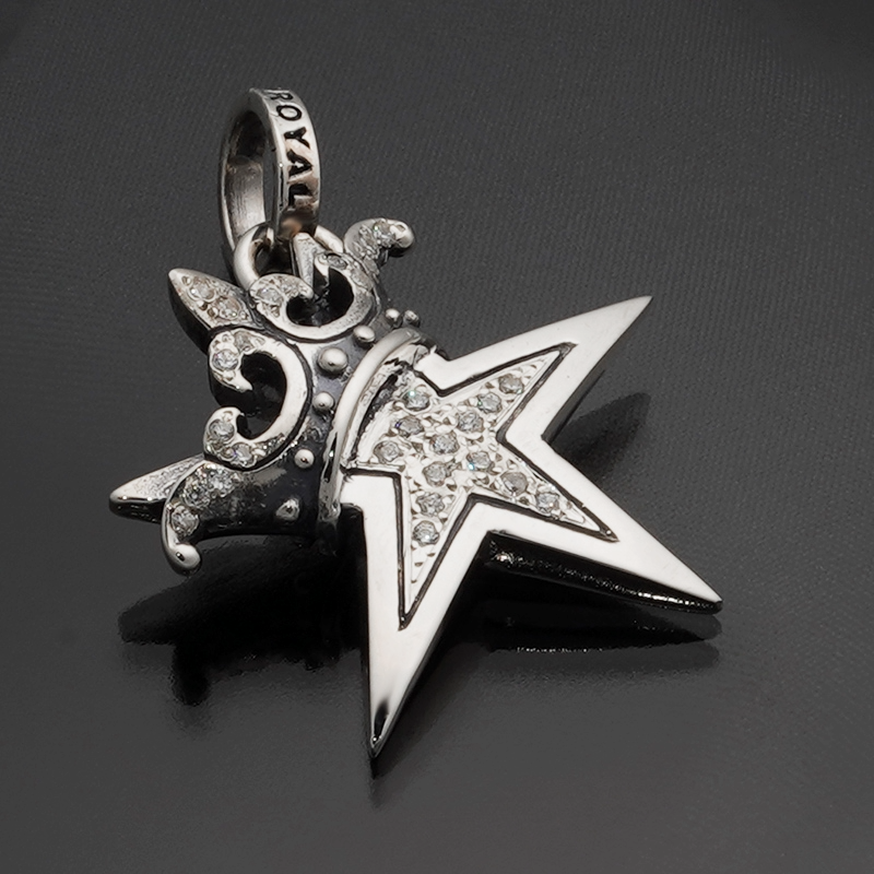 【本国オーダー・受注生産】STAR W/CROWN W/ PAVE CZ