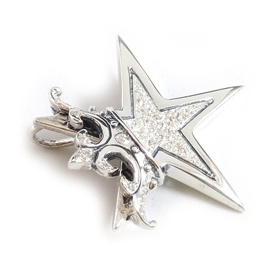 【本国オーダー・受注生産】STAR W/CROWN W/ PAVE CZ