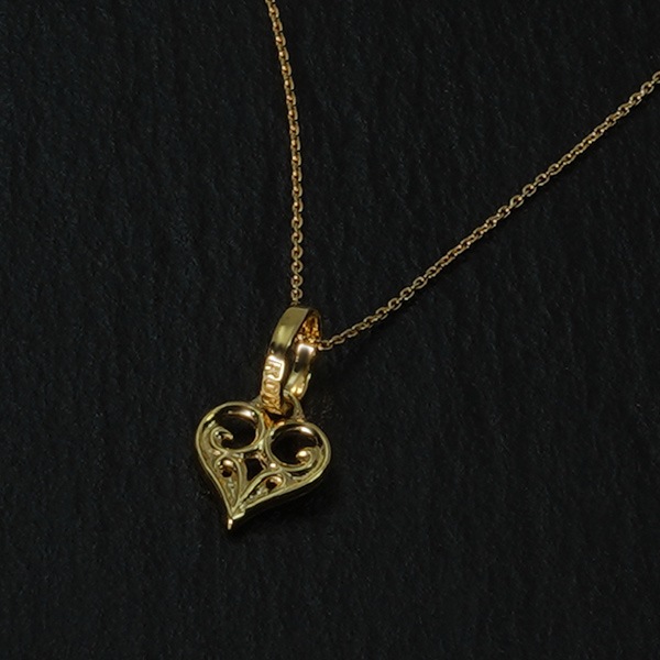 SMALL ALLEGRA HEART 10K