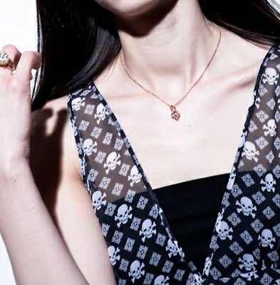 SMALL ALLEGRA HEART 10K