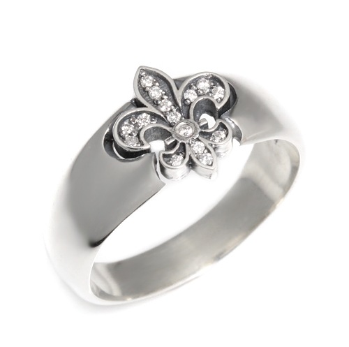 【本国オーダー・受注生産】SERENDIPITY FDL SOLID BAND W DIAMONDS