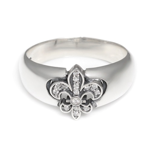 【本国オーダー・受注生産】SERENDIPITY FDL SOLID BAND W DIAMONDS