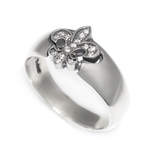 【本国オーダー・受注生産】SERENDIPITY FDL SOLID BAND W DIAMONDS