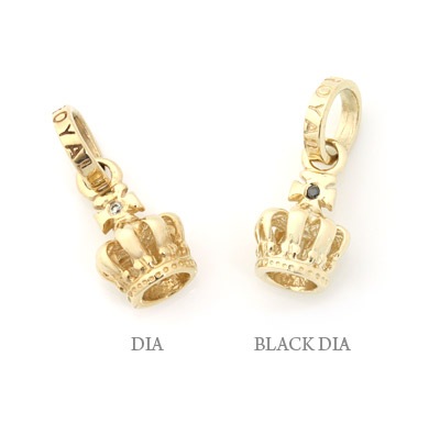 【本国オーダー・受注生産】TINY CROWN W/1 DIAMOND 10KGOLD