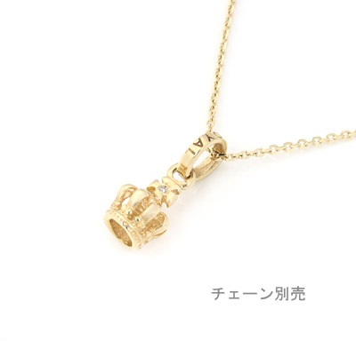 【本国オーダー・受注生産】TINY CROWN W/1 DIAMOND 10KGOLD