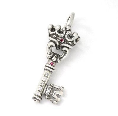 【本国オーダー・受注生産】SMALL KEY W/DIAMONDS & RUBYS