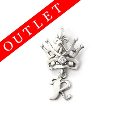 CROWN LETTER W/1DIAMOND 【OUTLET】