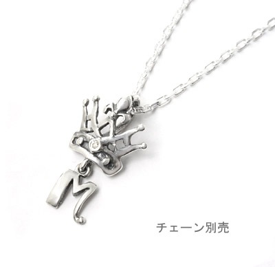 CROWN LETTER W/1DIAMOND 【OUTLET】