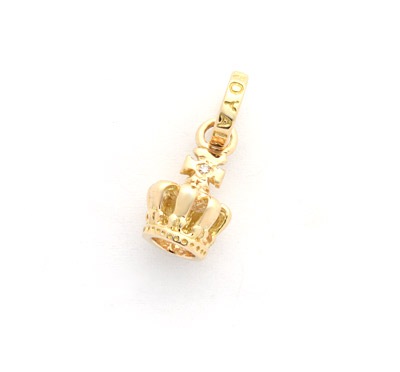 【本国オーダー・受注生産】TINY CROWN W/1 DIAMOND 18K GOLD