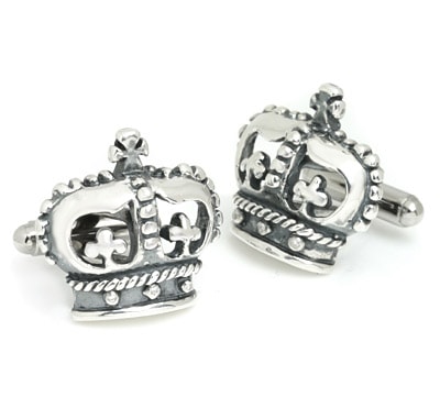 HALF OPEN CROWN w/3 Stones, Diam, Diam(2個セット)