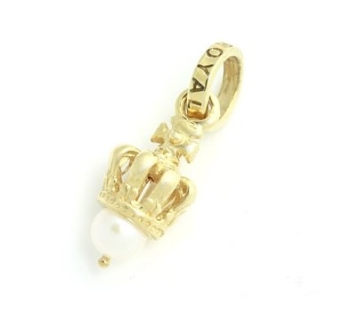 【本国オーダー・受注生産】TINY CROWN W/PEARL 10KGOLD