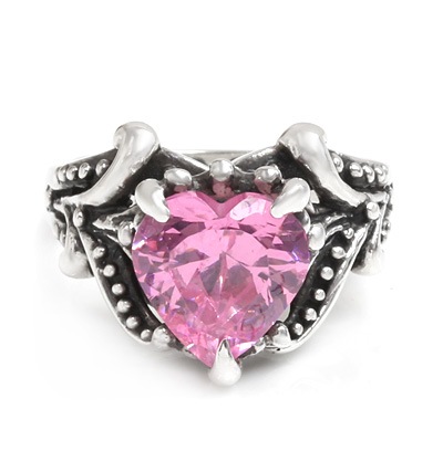 Fleur Vine with Heart CZ