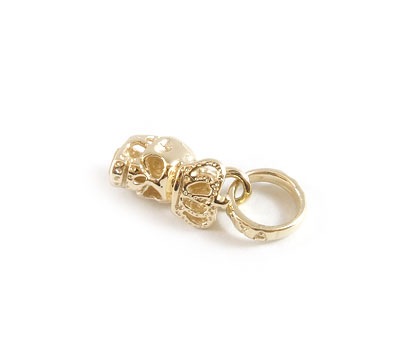 【本国オーダー・受注生産】SKULL w/ CROWN 10KGOLD