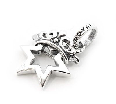STAR OF DAVID FRAME w/ CROWN