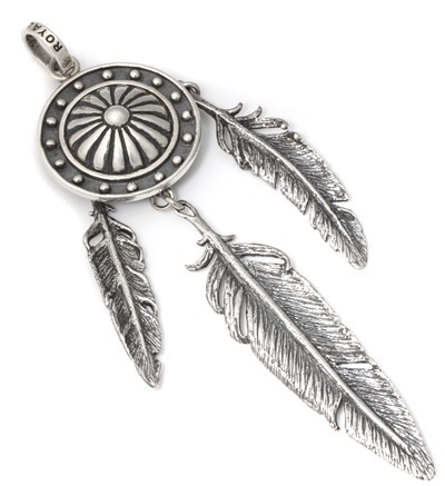 CONCHO W/ FEATHERS 7,8,10