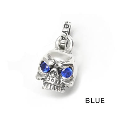 【本国オーダー・受注生産】SMALL SILENT SKULL W/CZ EYES