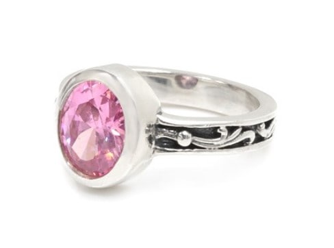 Ovate Crystal w/ Veronette Band