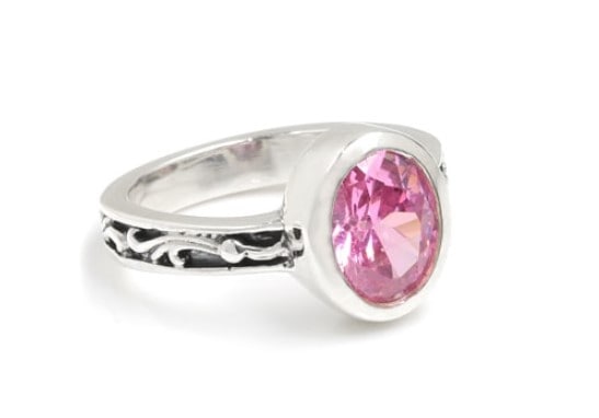 Ovate Crystal w/ Veronette Band