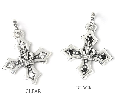 【本国オーダー・受注生産】Medium Harmony Cross w/Crown & Side CZs