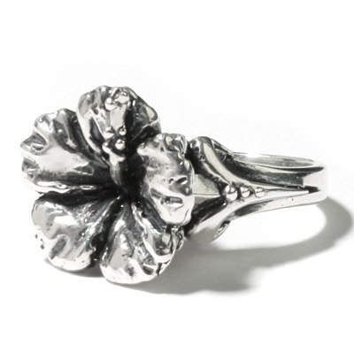 【本国オーダー・受注生産】PARADISE HIBISCUS SOLITAIRE